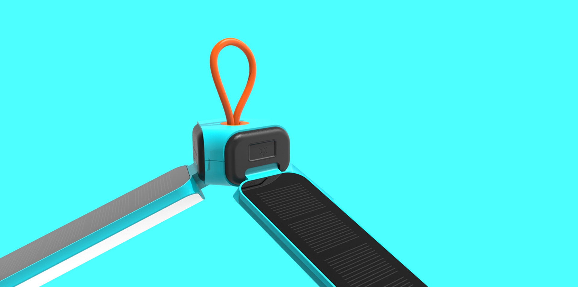 Outdoor solar charging lamp，