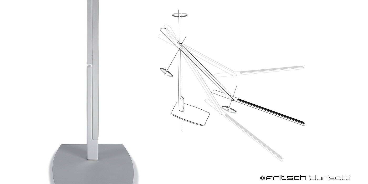 Desk lamp，Home appliance design，originality，fold，