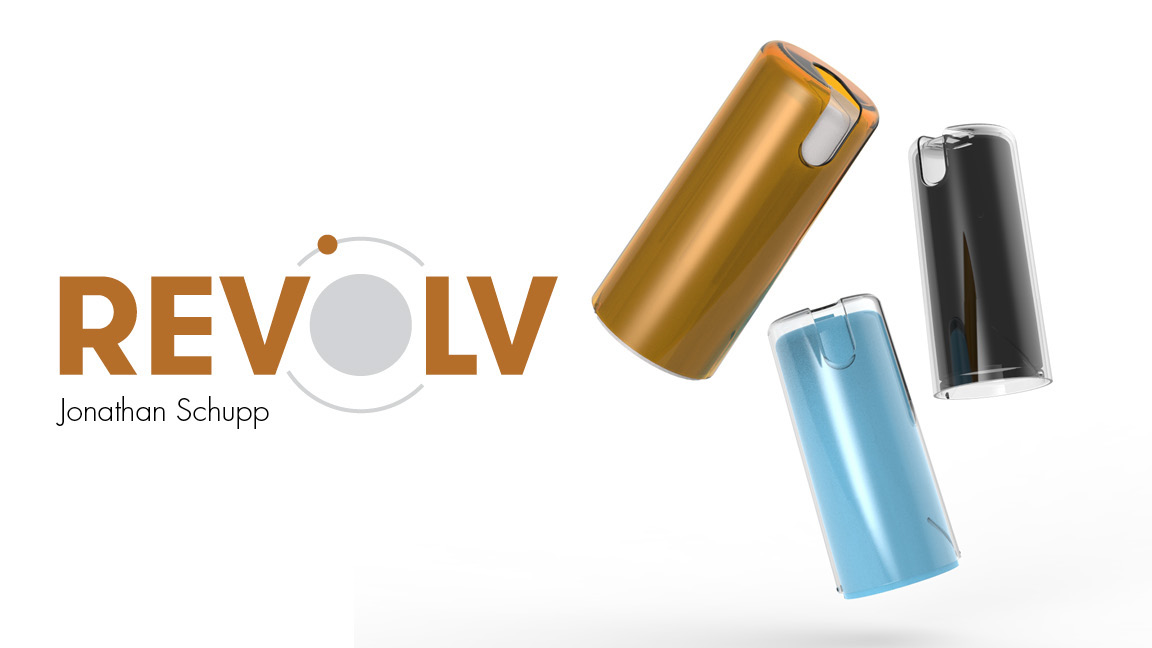 Medicine bottle，Restricted movement，concept，Revolver，