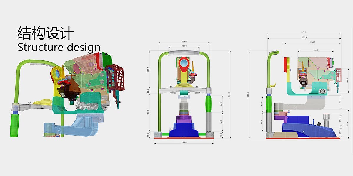 medical apparatus and instruments，Optometer，Medical products，Appearance design，