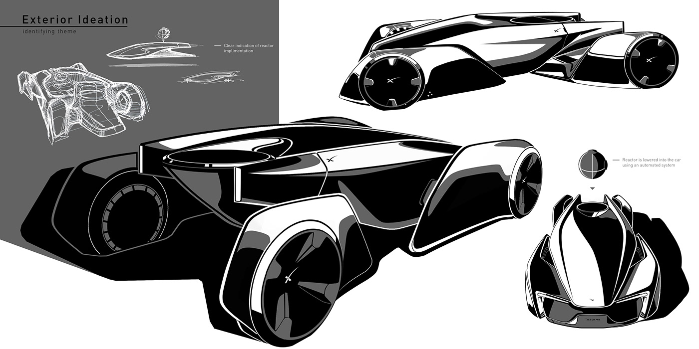 vehicle，Sports car，automobile，SPACEX FUSION，