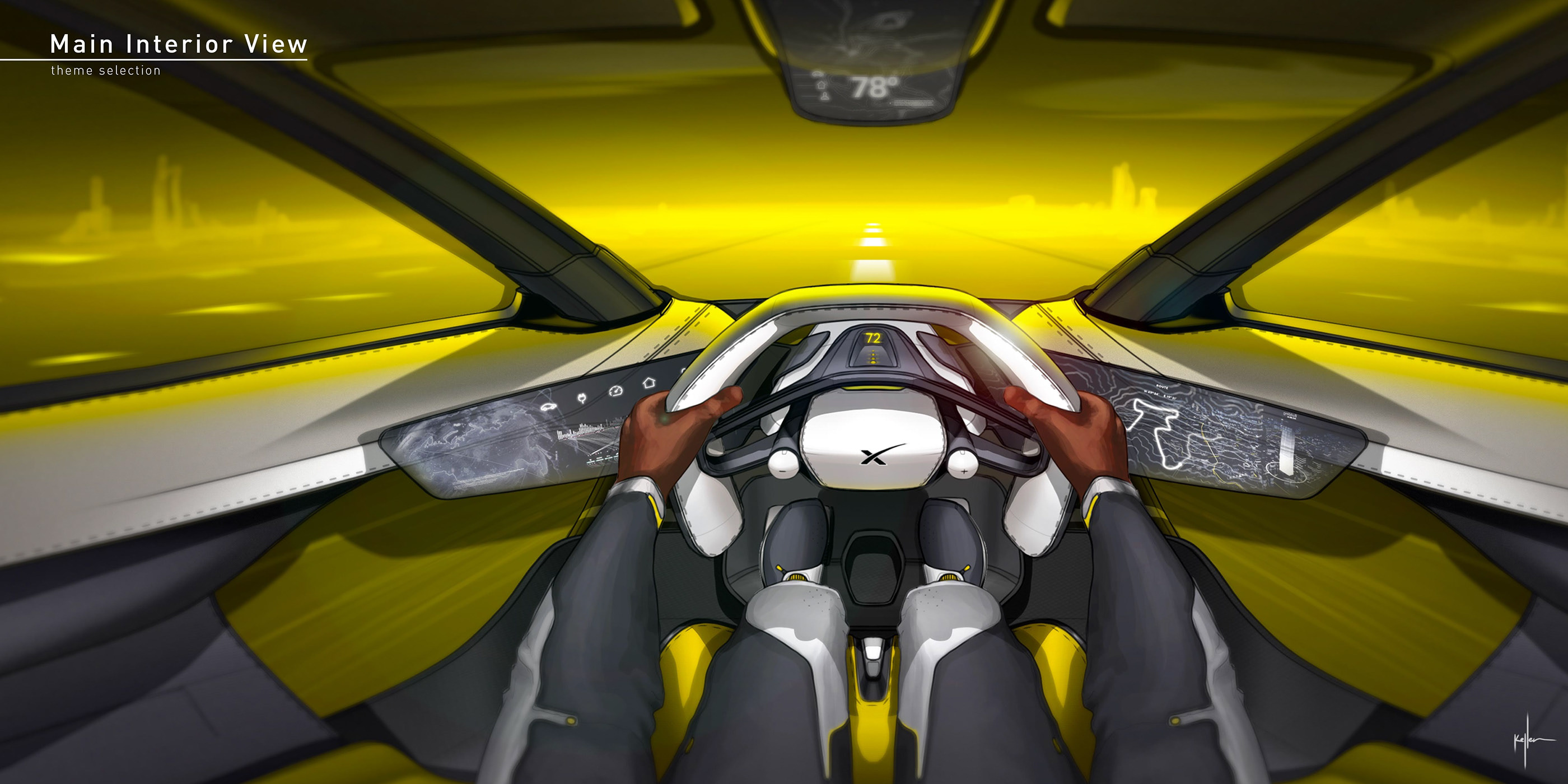 vehicle，Sports car，automobile，SPACEX FUSION，