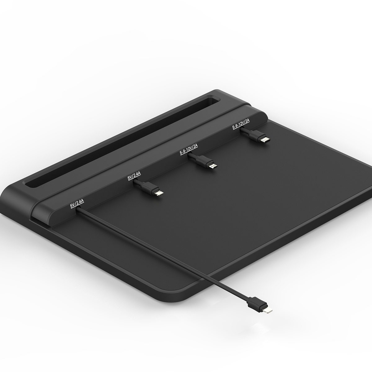 Multifunctional mobile phone four port charging station，