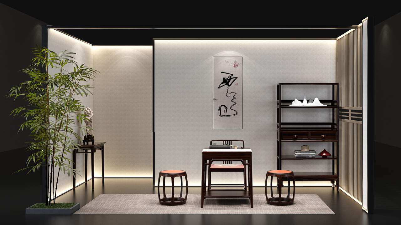 实战项目 家具 第三届明堂红木节 茶书房产品开发 普象网