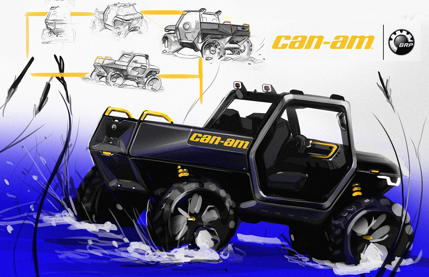 Hand drawn，Render，Okami，