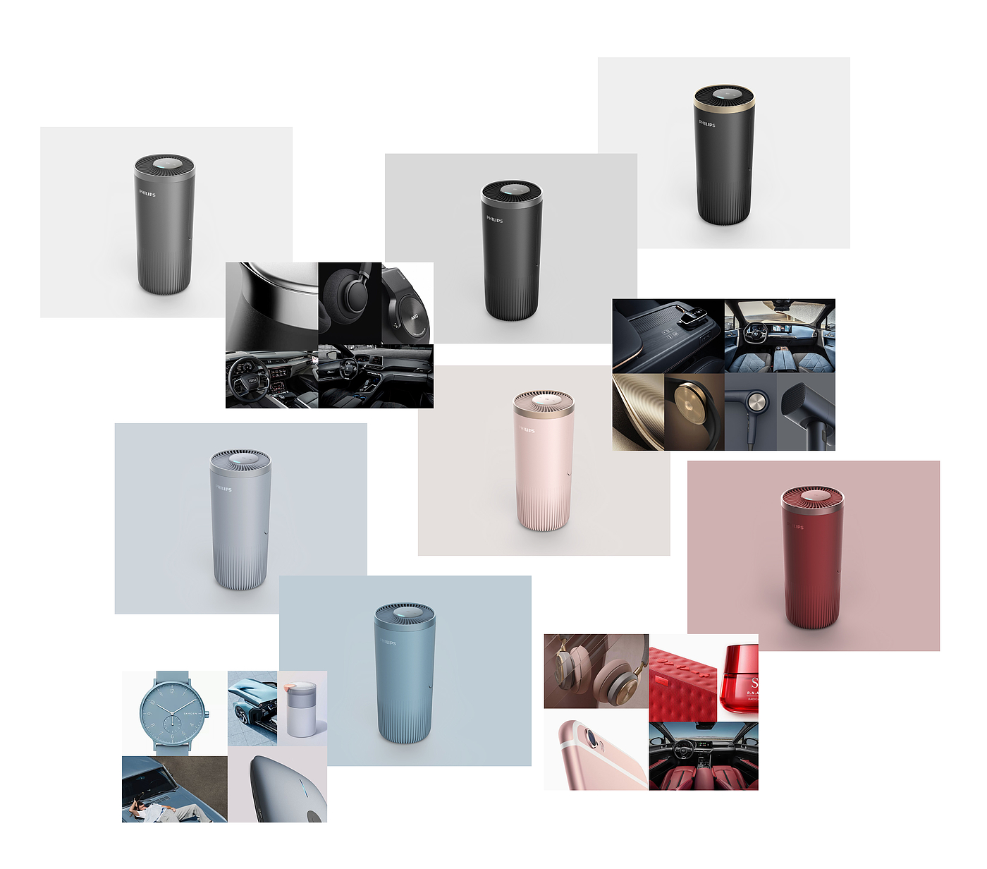 product design，industrial design，air cleaner，Interior purification，Portable air purification，