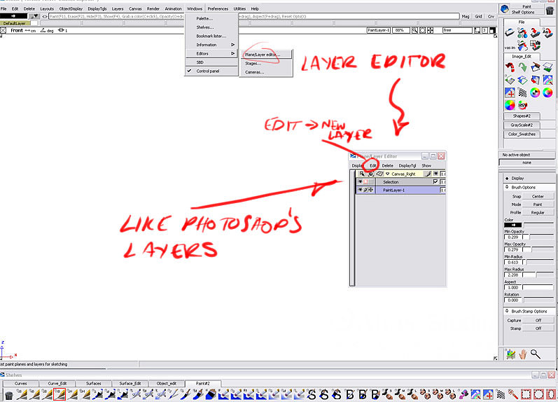 Hand drawn tutorial，Alias，Electric razor，Drawing process，
