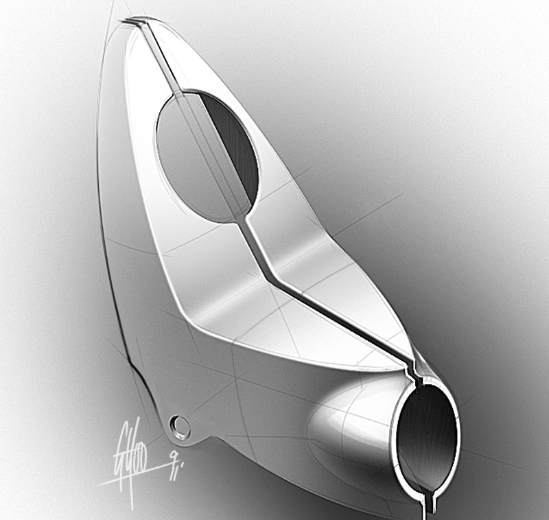 Light and shadow training，Hand drawing of product form，Black and white gray，Designer George Yoo，