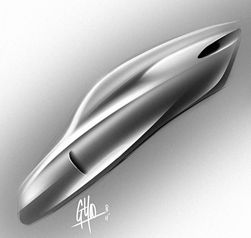 Light and shadow training，Hand drawing of product form，Black and white gray，Designer George Yoo，