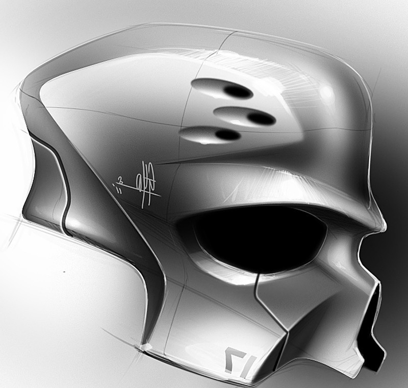 Light and shadow training，Hand drawing of product form，Black and white gray，Designer George Yoo，