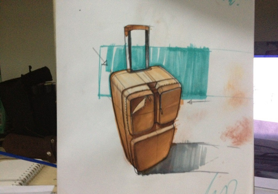 Hand drawn products，design sketch，Toner，marker pen，