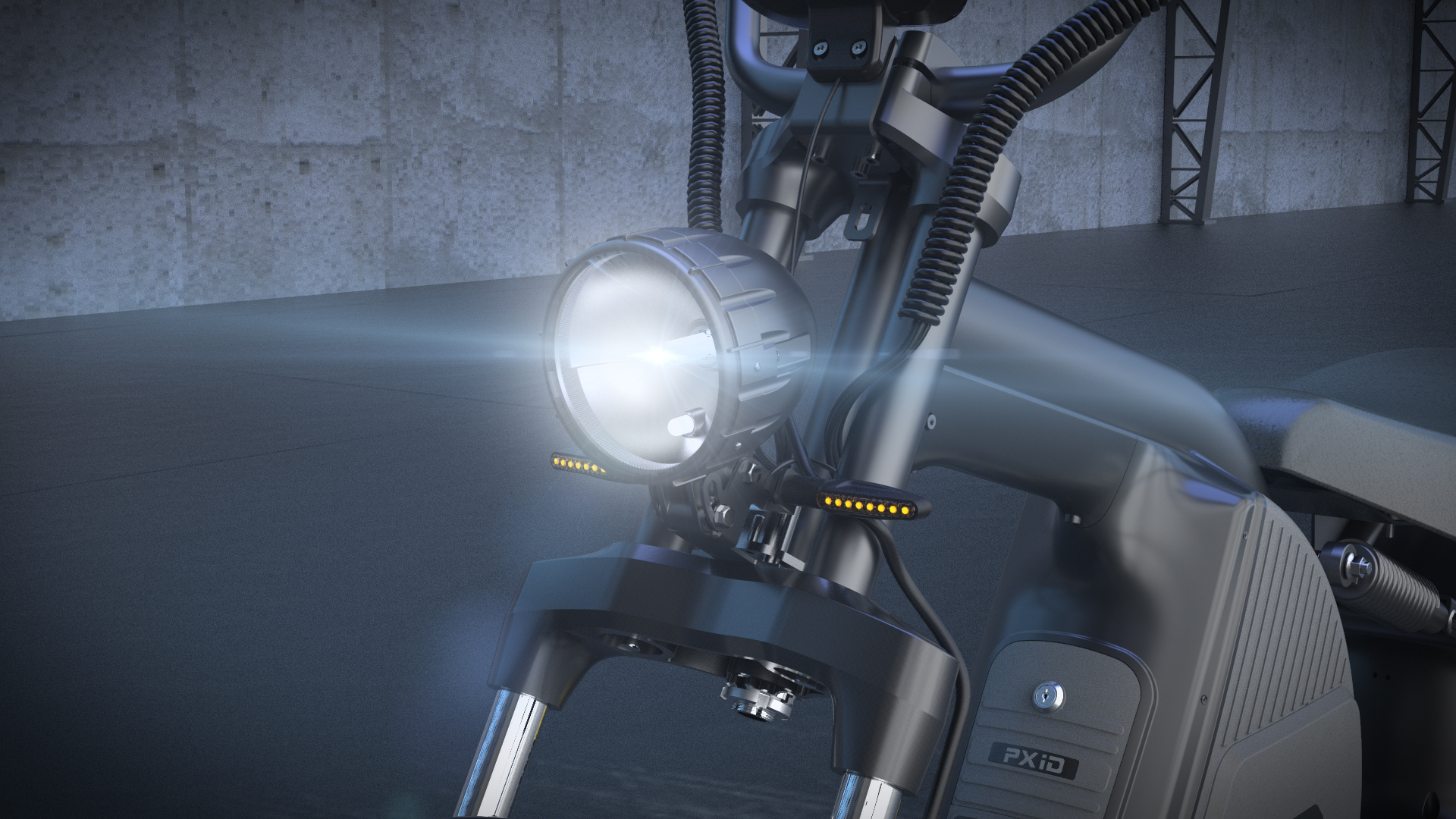 A big Harley that can bring passion and freedom，