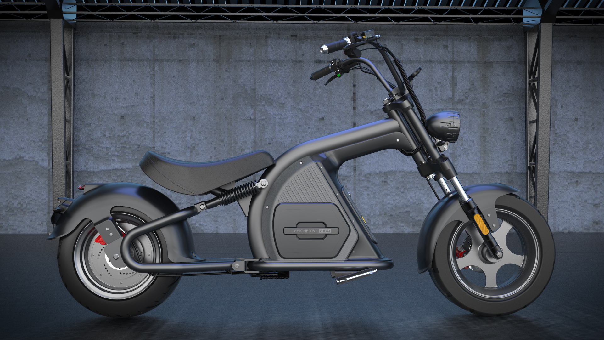 A big Harley that can bring passion and freedom，