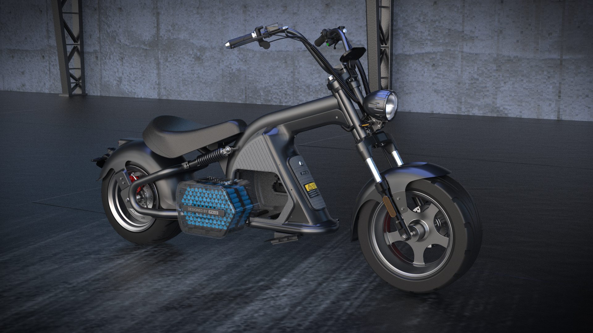 A big Harley that can bring passion and freedom，