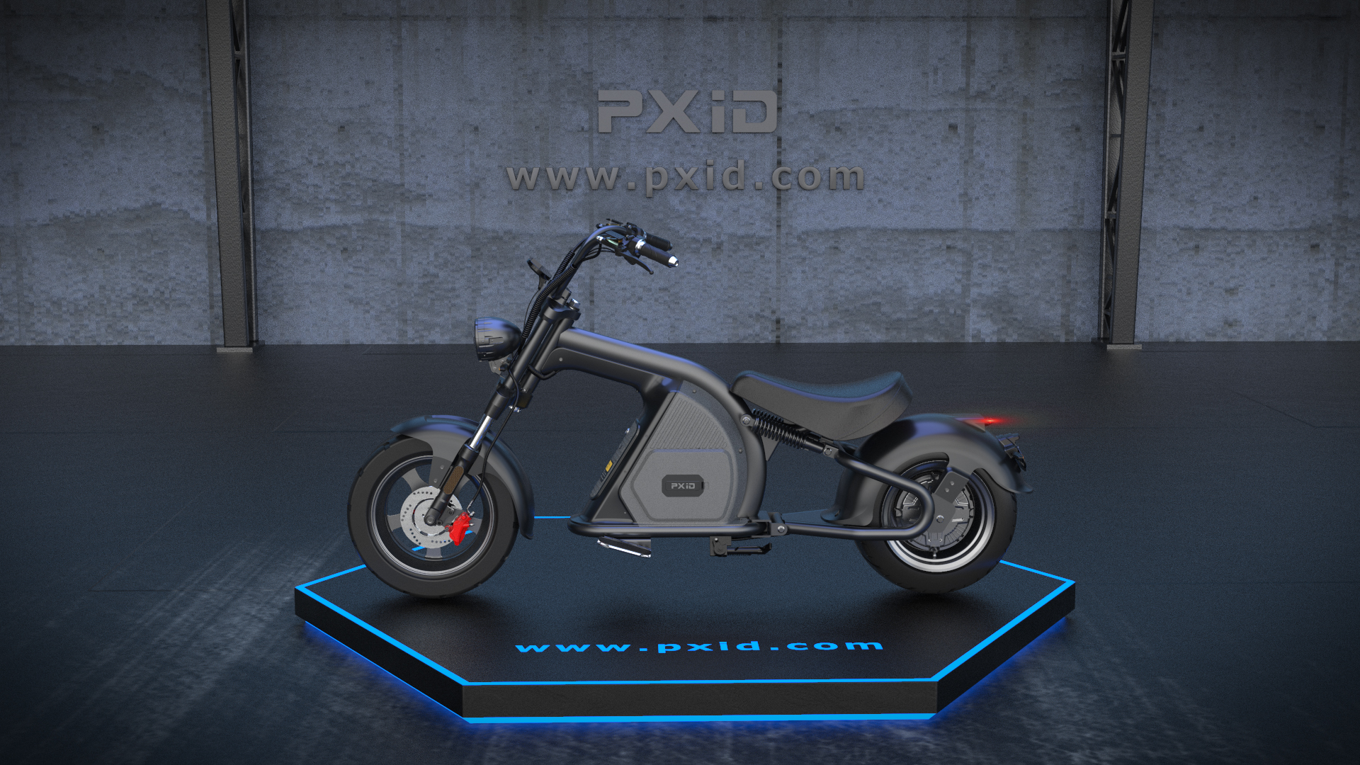 A big Harley that can bring passion and freedom，