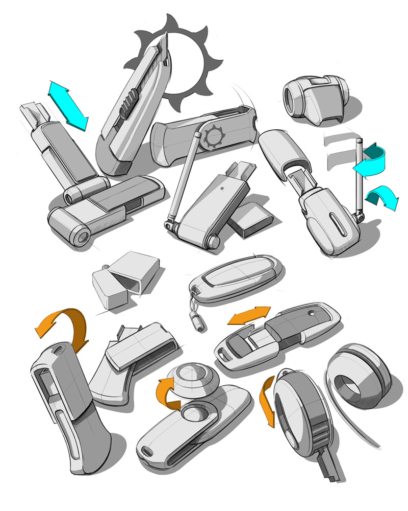 Hand drawn collection，Light and shadow，Coloring skills，marker pen，