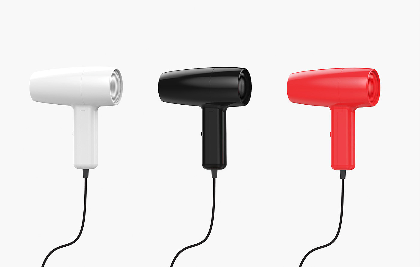 Model，hair drier，Simplicity，