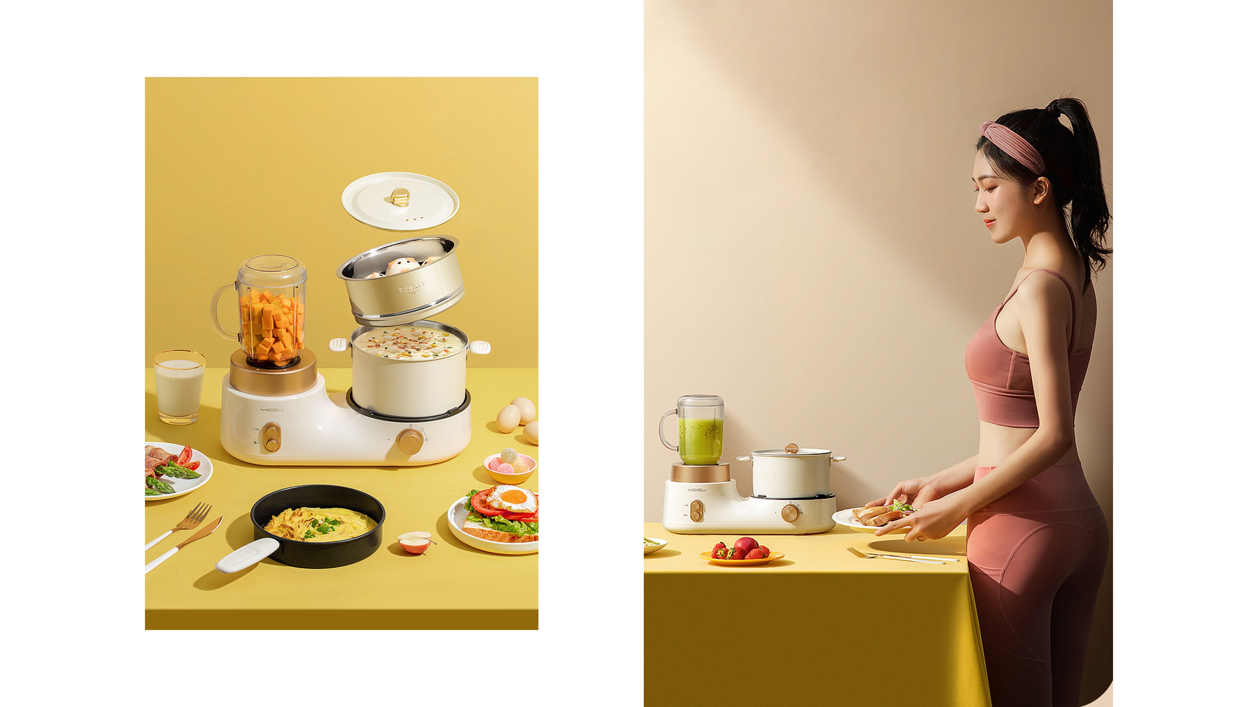 Breakfast machine，Simplicity，Retro，Branch，modelling，