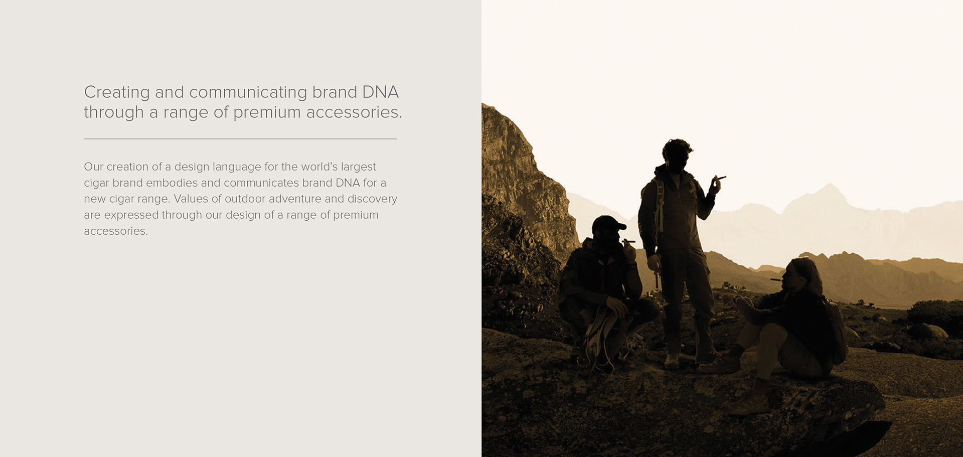 packing design，Cigar，adventure，Outdoor products，explore，