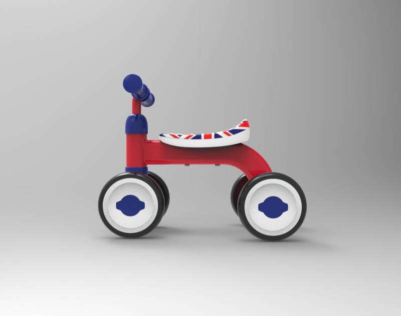 Professional structure and appearance design of children's car，