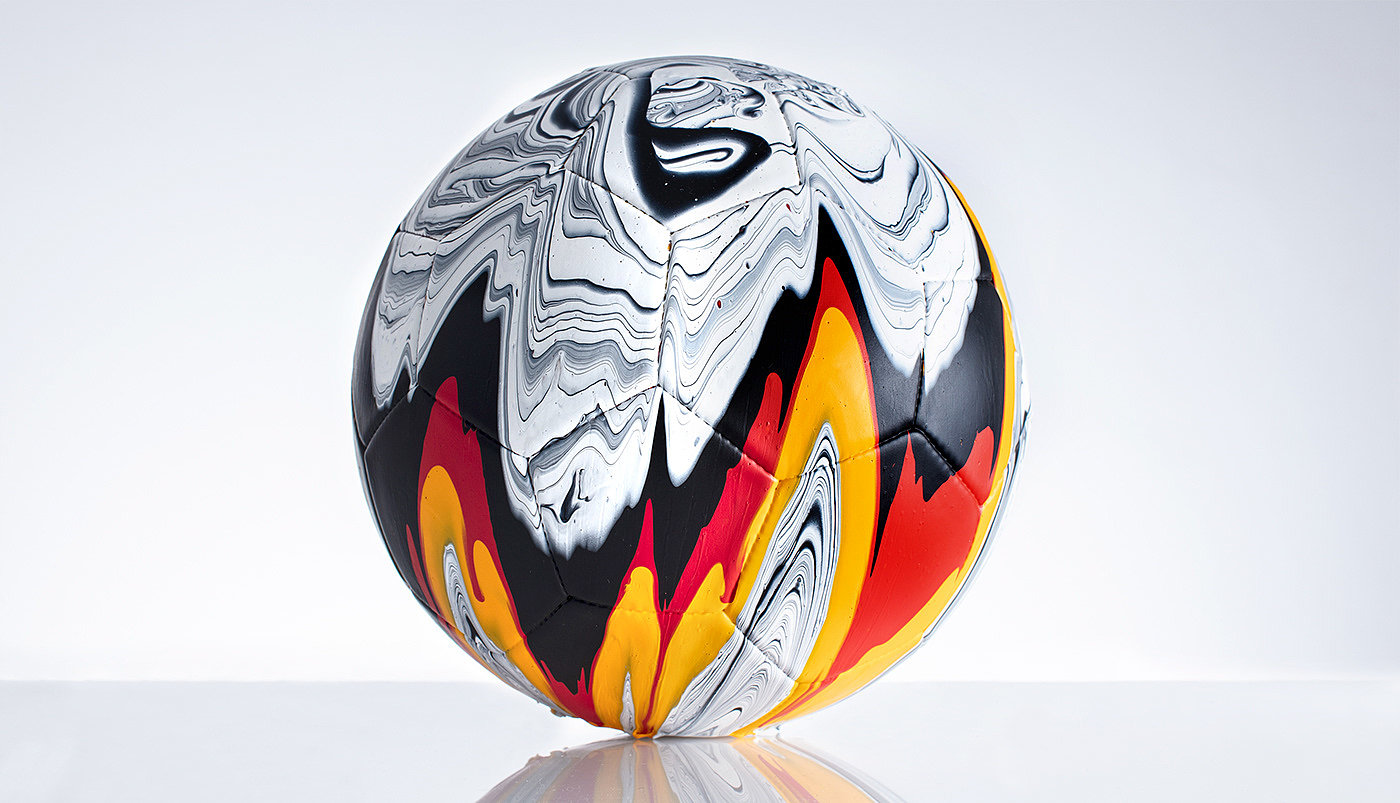 Art，Football，colour，pouring，