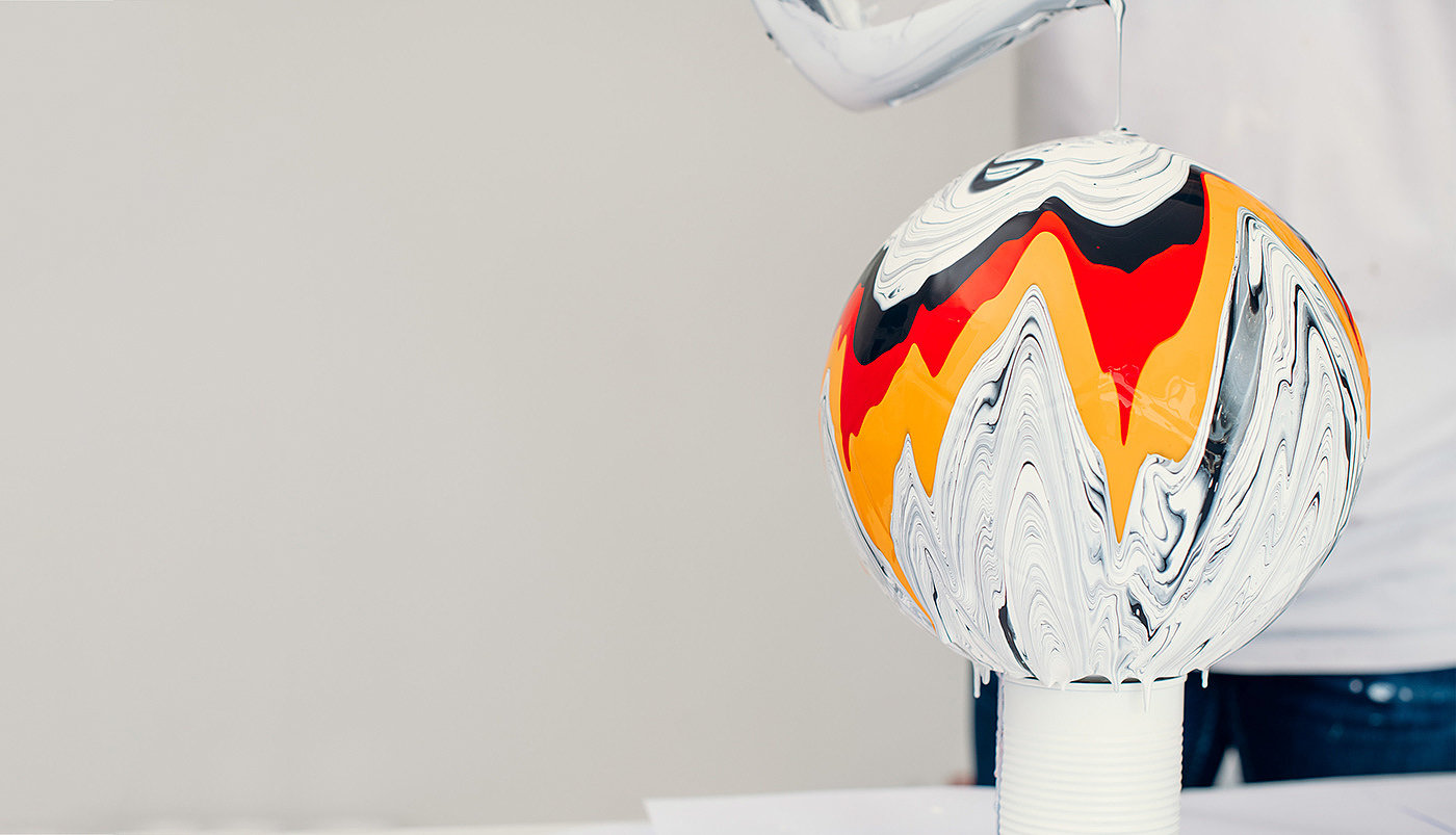 Art，Football，colour，pouring，