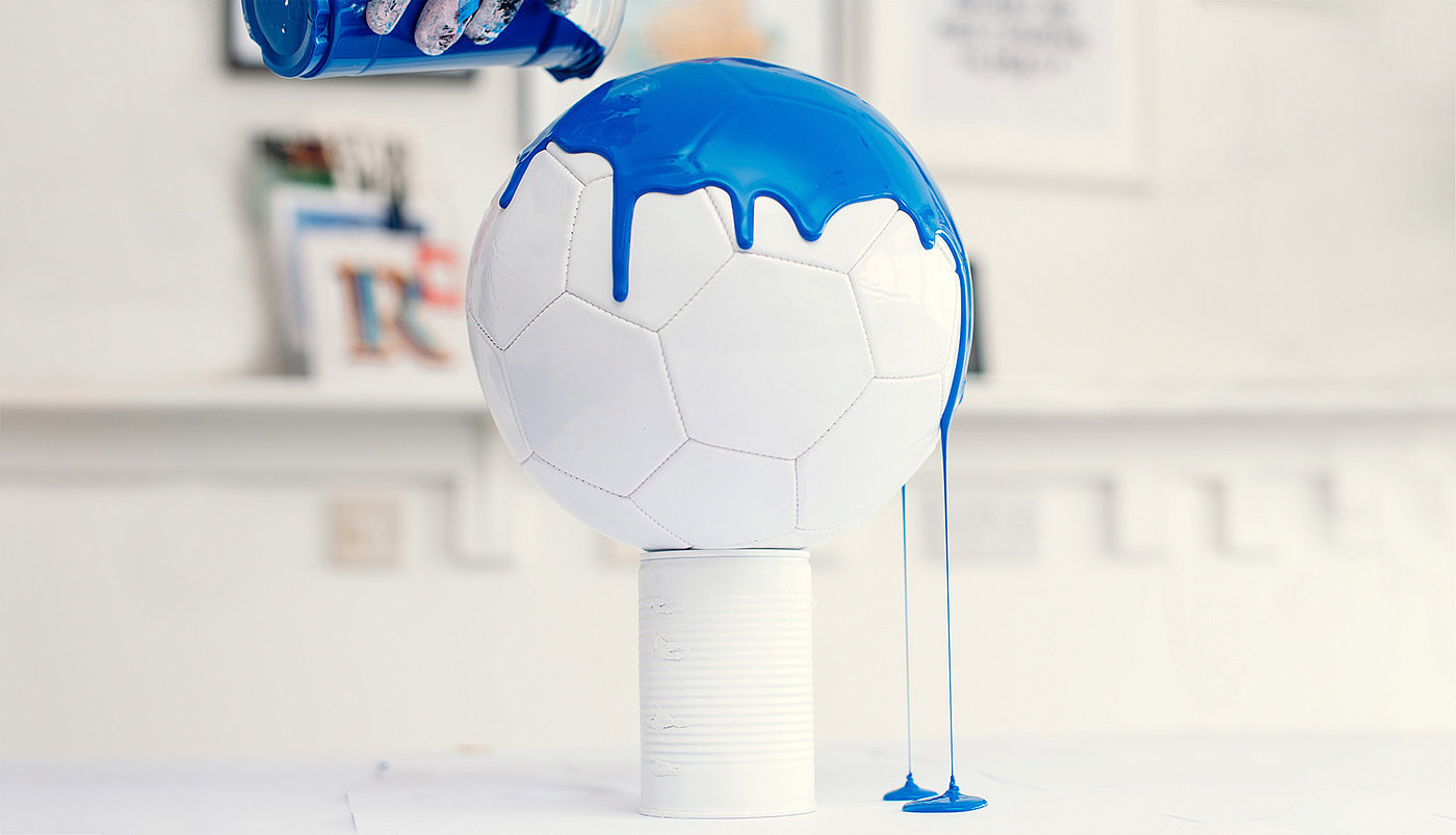 Art，Football，colour，pouring，