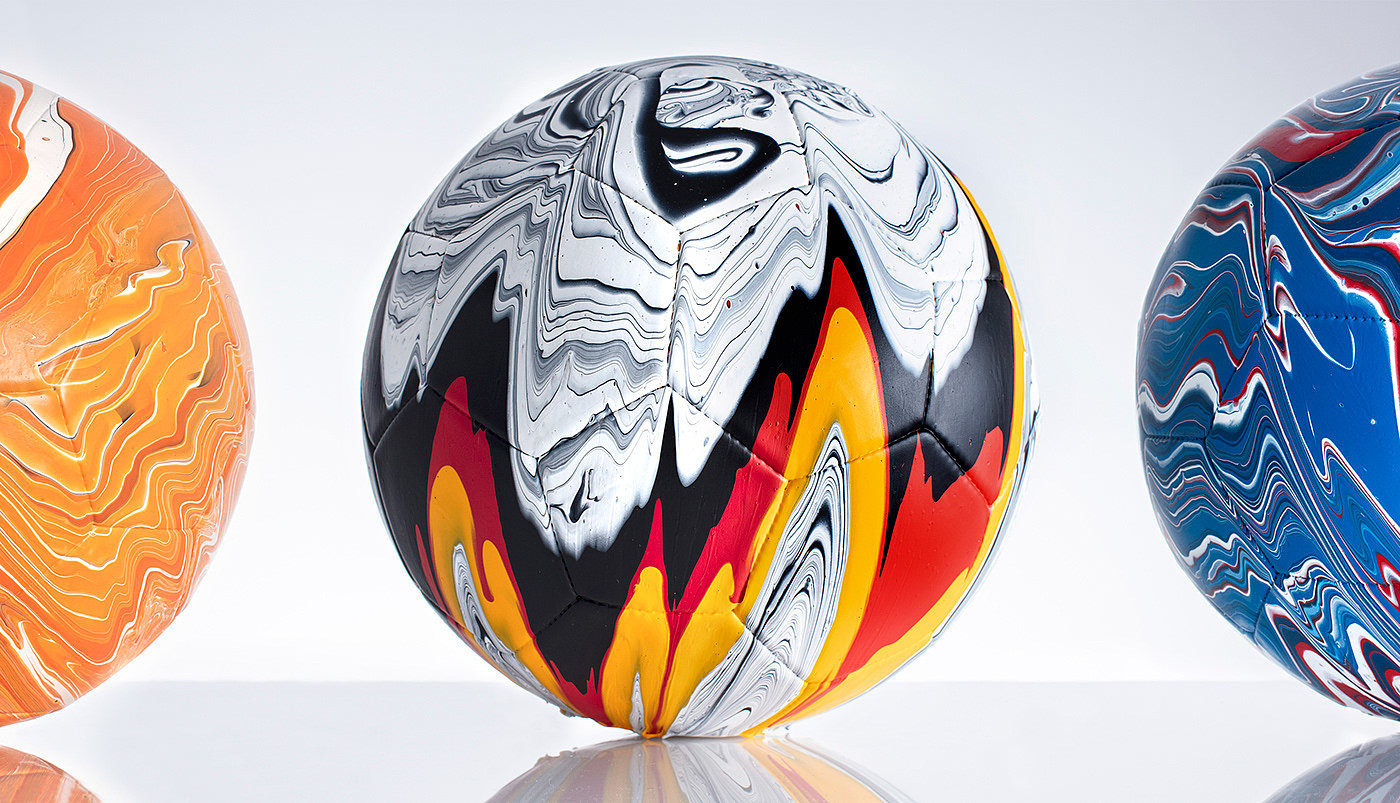 Art，Football，colour，pouring，