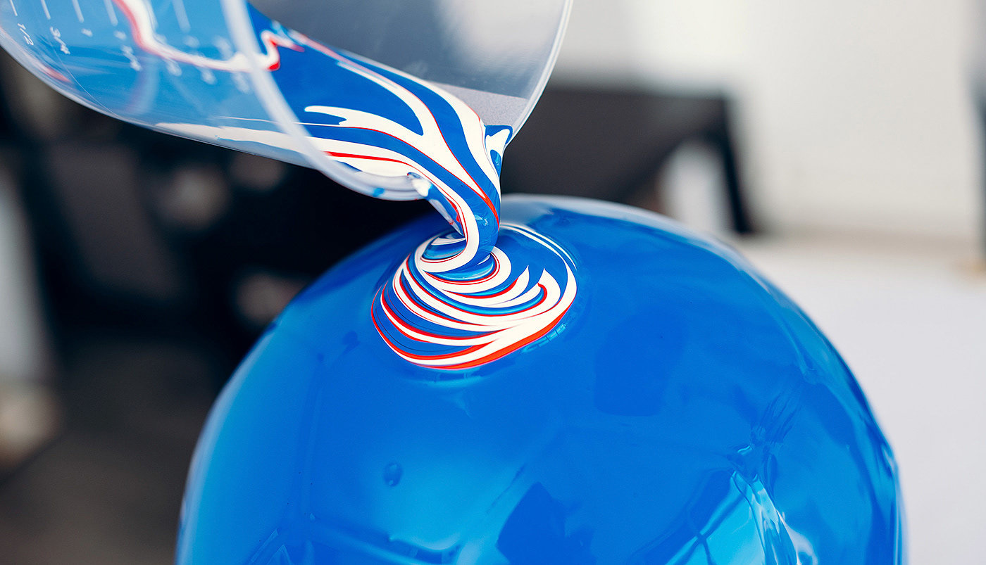 Art，Football，colour，pouring，