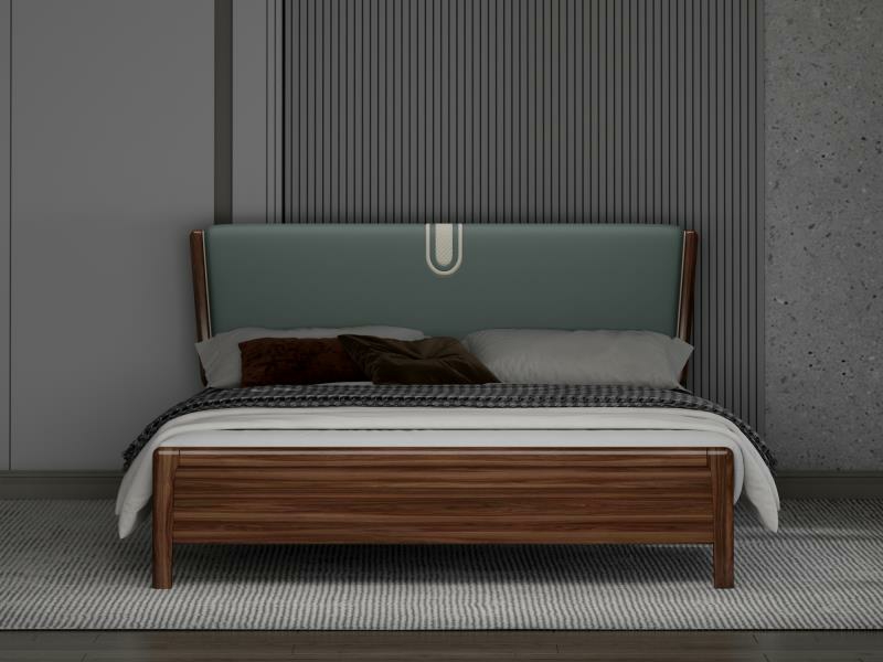 bedroom，Bed，Whole class bed，solid wood，