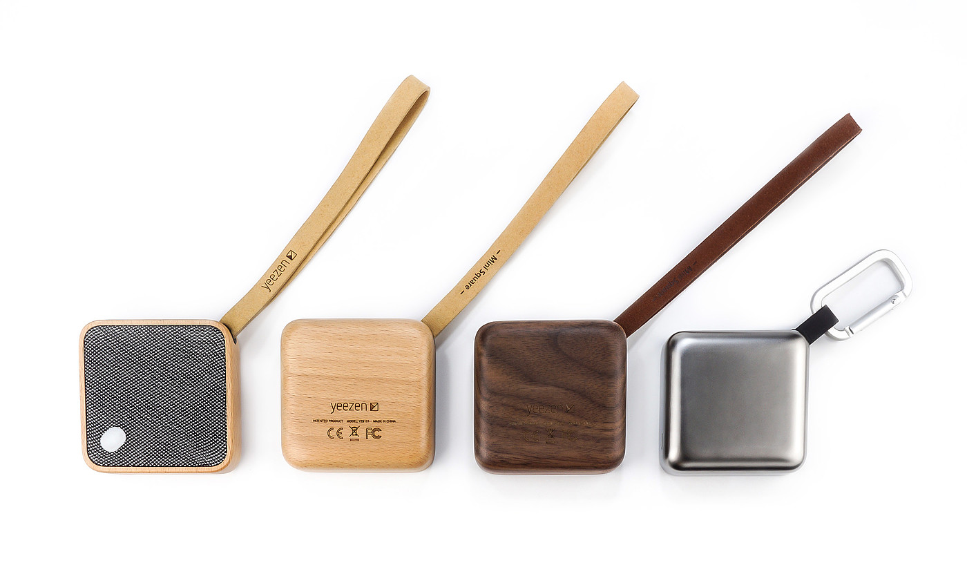 Log harmony，Yeezen，Yizhen Technology，Bluetooth Speaker ，Young fashion，outdoors，Natural wood，Portable，Fabric texture，Xiaofang，