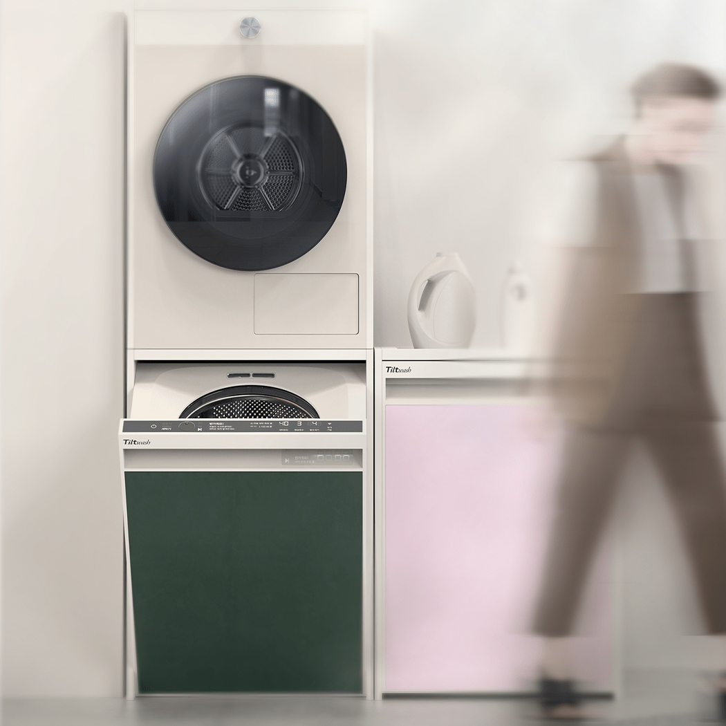 Automatic washing machine，tilt，household electrical appliances，