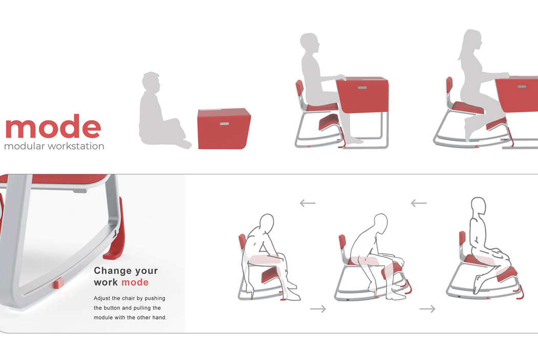 modularization，furniture，Mode，Tables and chairs，Rocking chair，