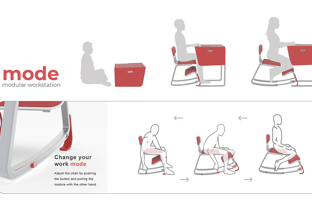 modularization，furniture，Mode，Tables and chairs，Rocking chair，