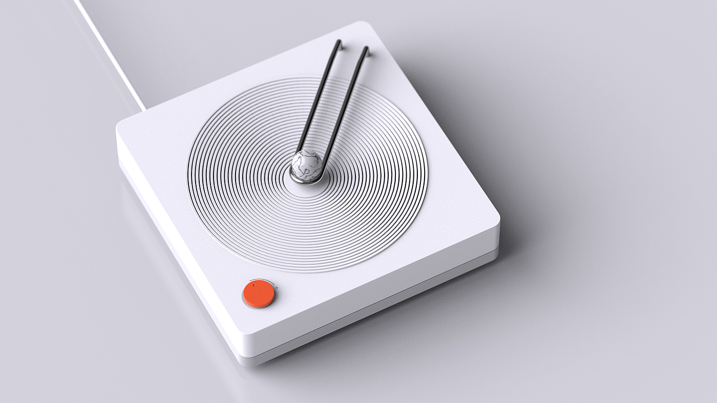 White noise，loudspeaker box，conceptual design，Help sleep，