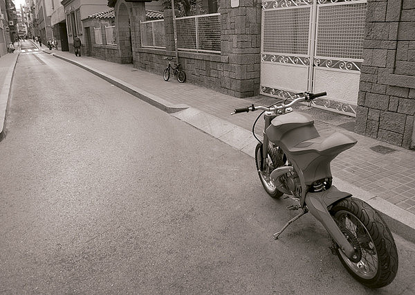 motorcycle，Design，Model，Hand drawn，