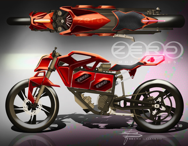 motorcycle，Design，Model，Hand drawn，