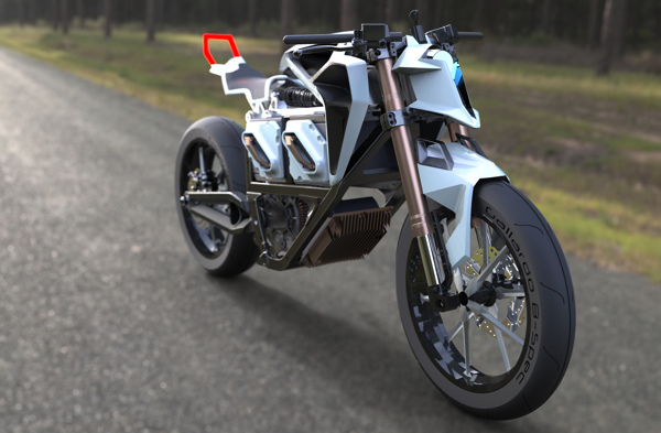 motorcycle，Design，Model，Hand drawn，