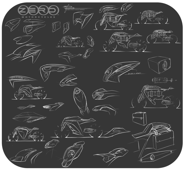 motorcycle，Design，Model，Hand drawn，