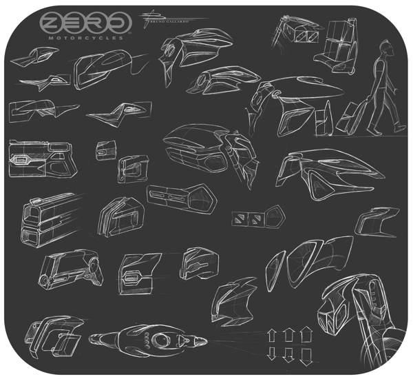 motorcycle，Design，Model，Hand drawn，