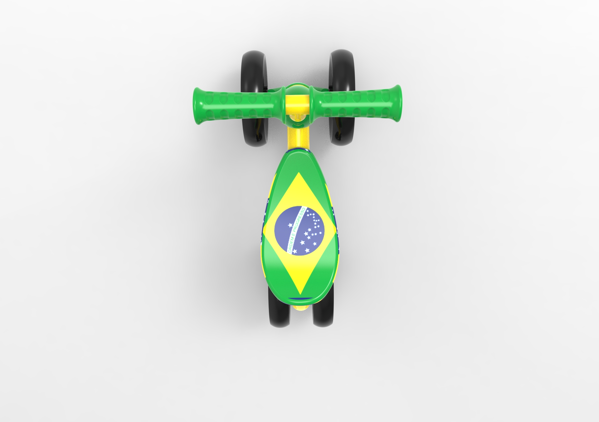 Simple and streamlined children's walking aid，