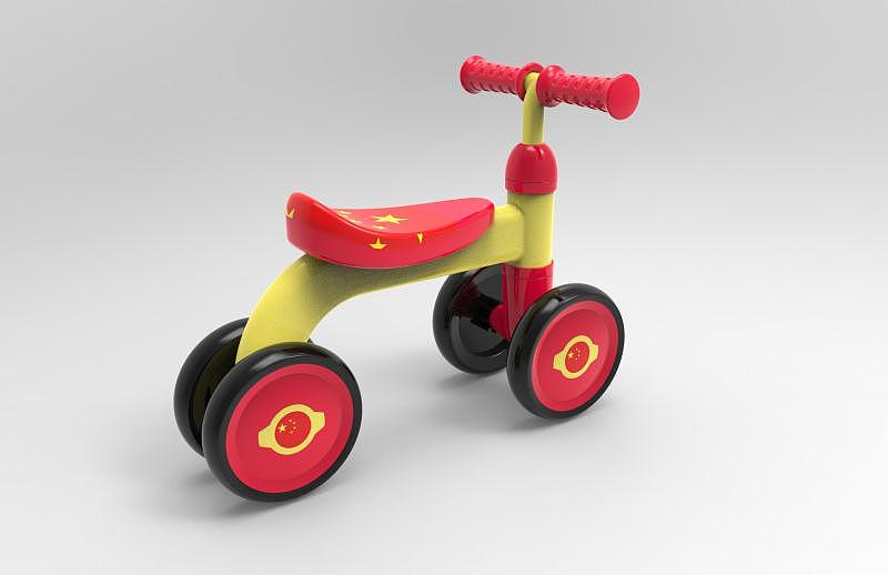 Simple and streamlined children's walking aid，