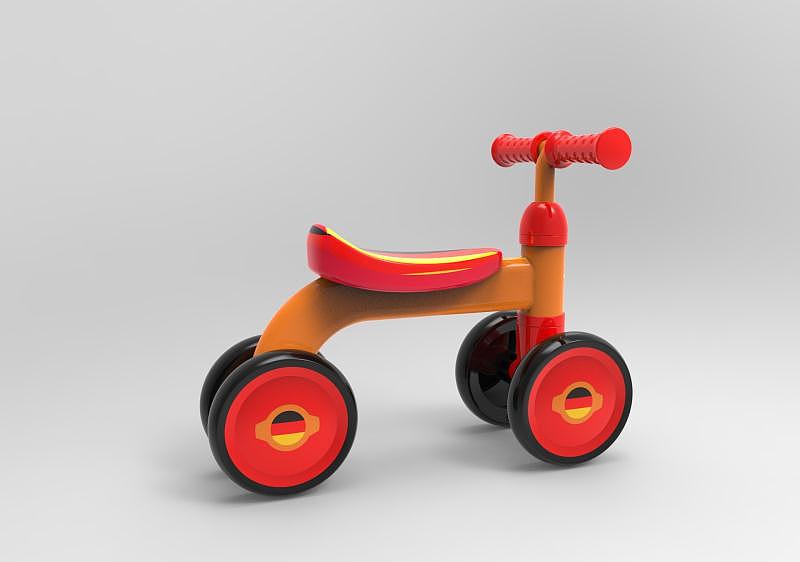 Simple and streamlined children's walking aid，