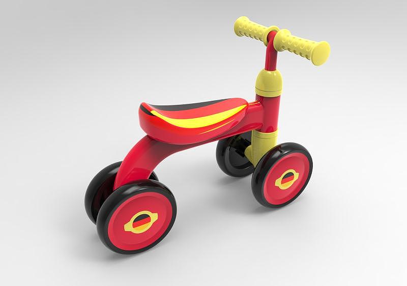 Simple and streamlined children's walking aid，