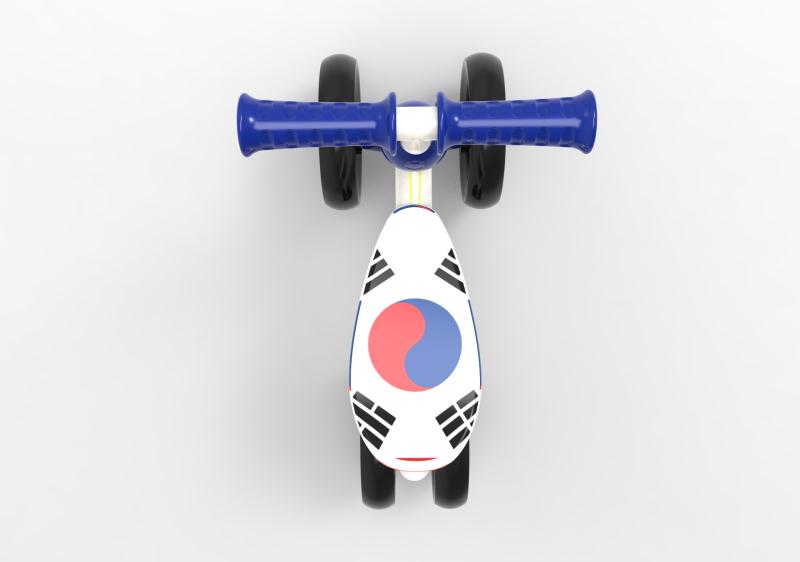 Simple and streamlined children's walking aid，