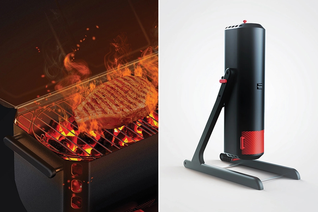 Barbecue rack，FlameOn，esthetics，