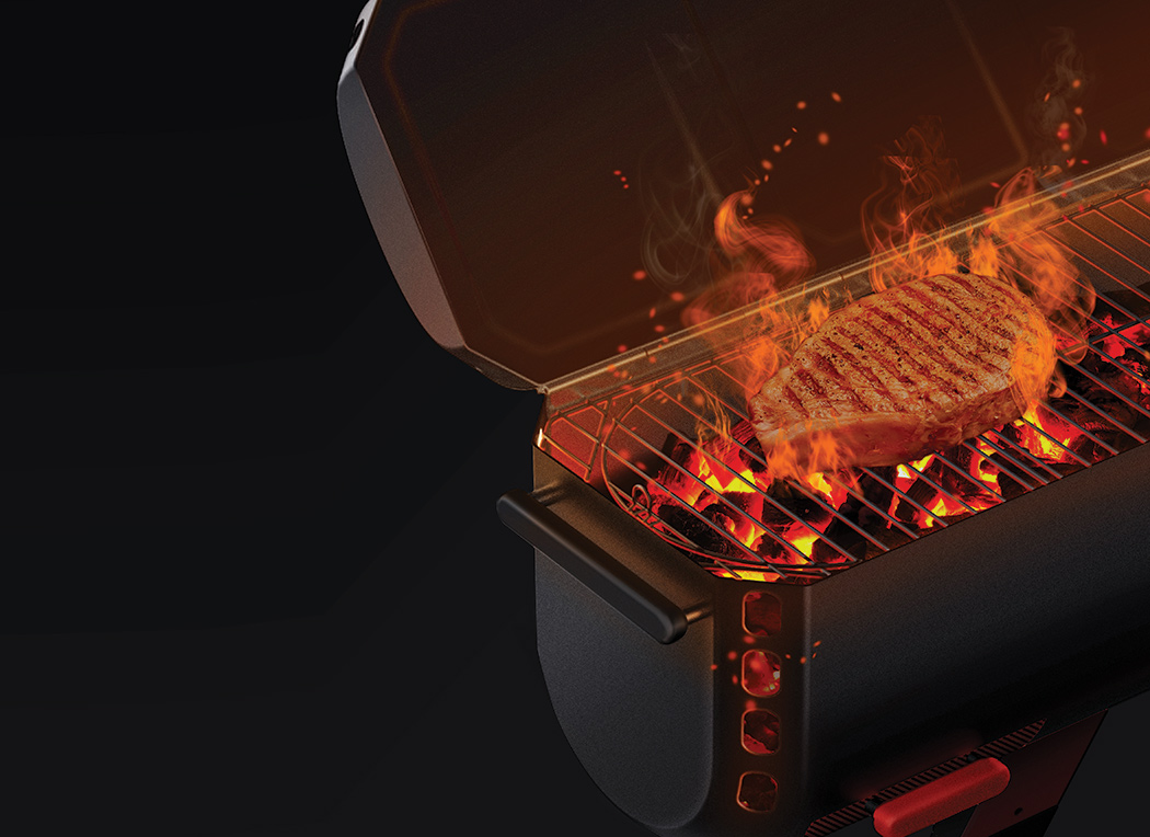 Barbecue rack，FlameOn，esthetics，