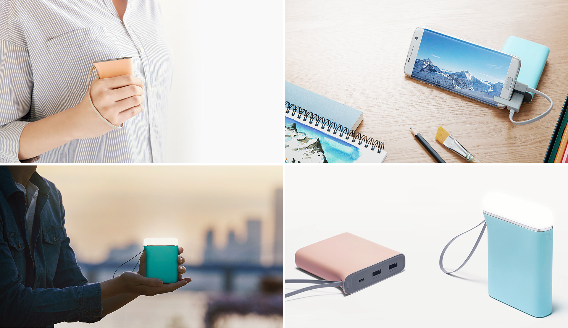 portable battery，portable source，Electronics，blue，Pink，