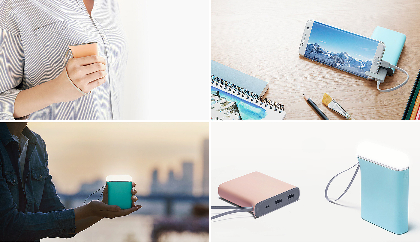 portable battery，portable source，Electronics，blue，Pink，