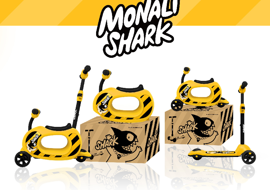 The real four in one children's car has four completely different playing methods.，